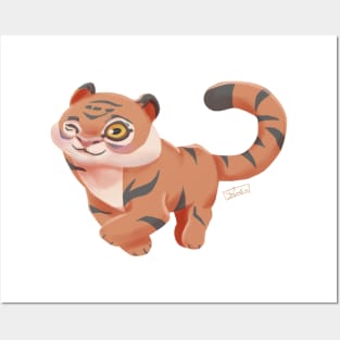 mini tiger Posters and Art